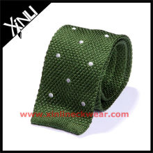 Tricot Embroidered Knitting Necktie